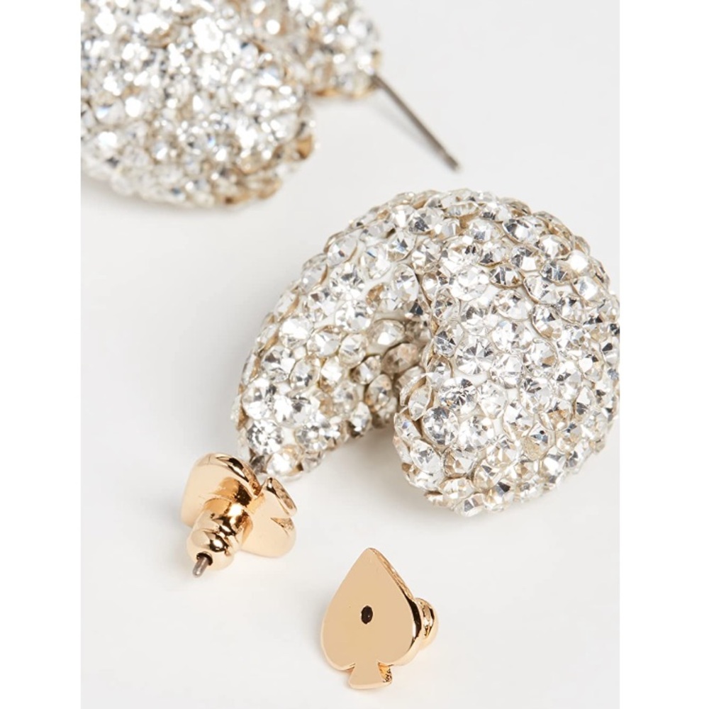 Kate Spade New York Clay Pave Huggie Earrings